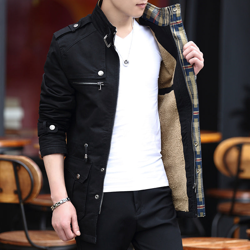Men's Slim Fit Military Jacket