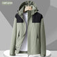 Hooded Waterproof Windbreaker w/ Removable Interior