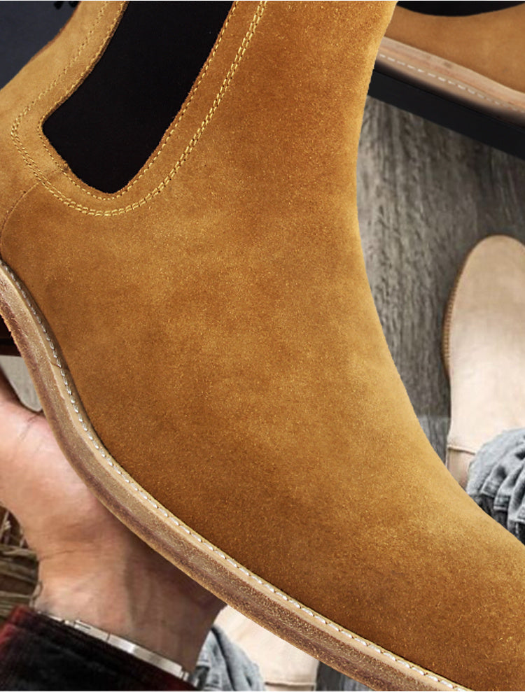 Men's Genuine Handmade Leather Retro Boots