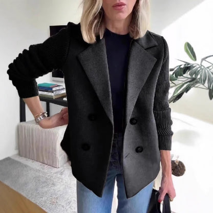 Double Breasted Lapel Jacket