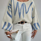 Lantern Sleeved Pullover Sweater