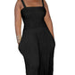 Women's Tube Top Wide Leg Jumpsuit