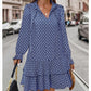 Ladies Bohemian V-Neck Dress