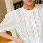 Women's French Embroidered Blouse