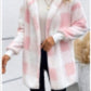 Loose Plaid Long Cardigan For Women