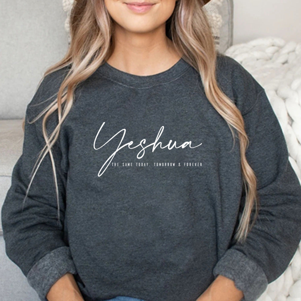 Fleece-lined Long Sleeve Crew Neck