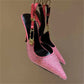 Women's Rhinestone High Heels