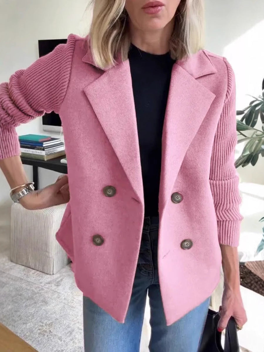 Double Breasted Lapel Jacket