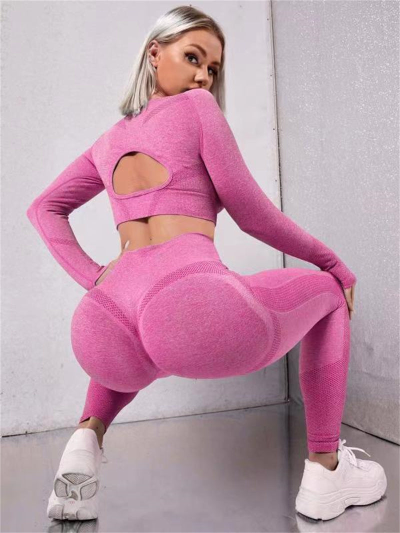 2pcs Butt Lifting Sports Suit