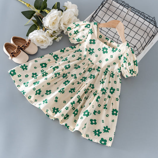 Little Girl's Cotton Printed Dress
