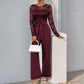 Women's Lace Top Jumpsuit