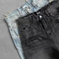Designer Ripped Denim Shorts