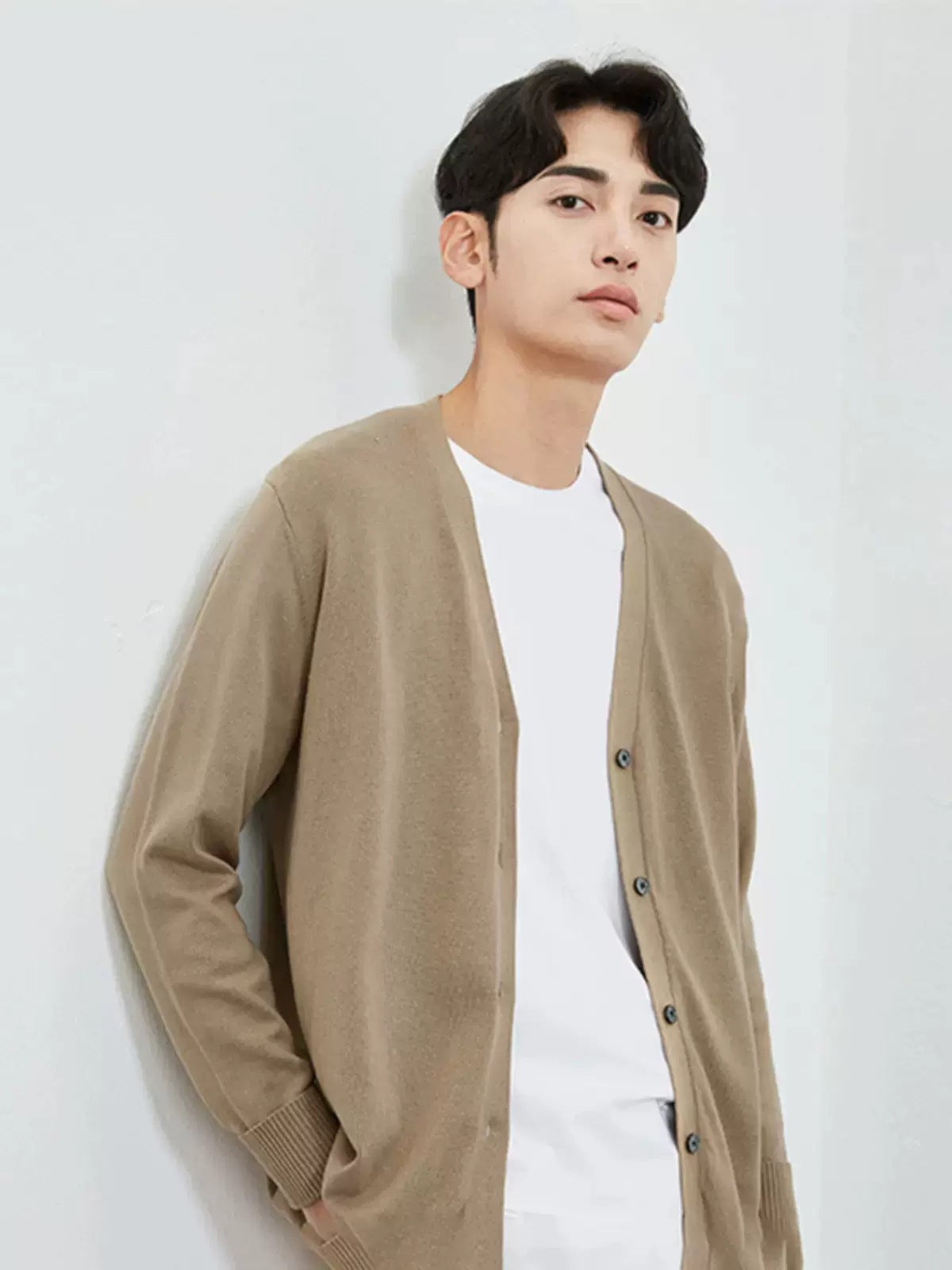 Casual Loose Knitted Cardigan For Men