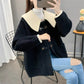 Woolen Sailor Collar Coat