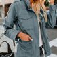 Women's Casual Loose Zip Jacket