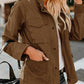 Women's Casual Loose Zip Jacket