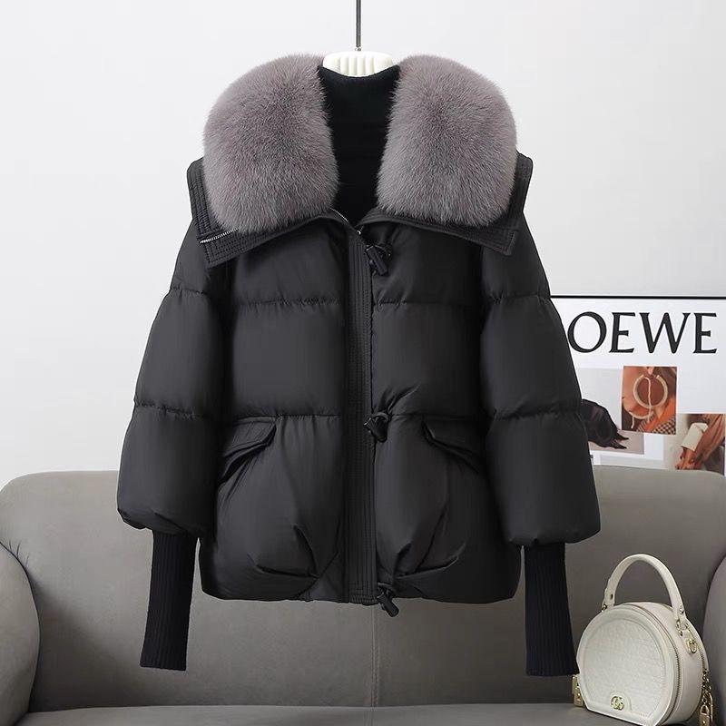 Padded Cotton/Fur Jacket