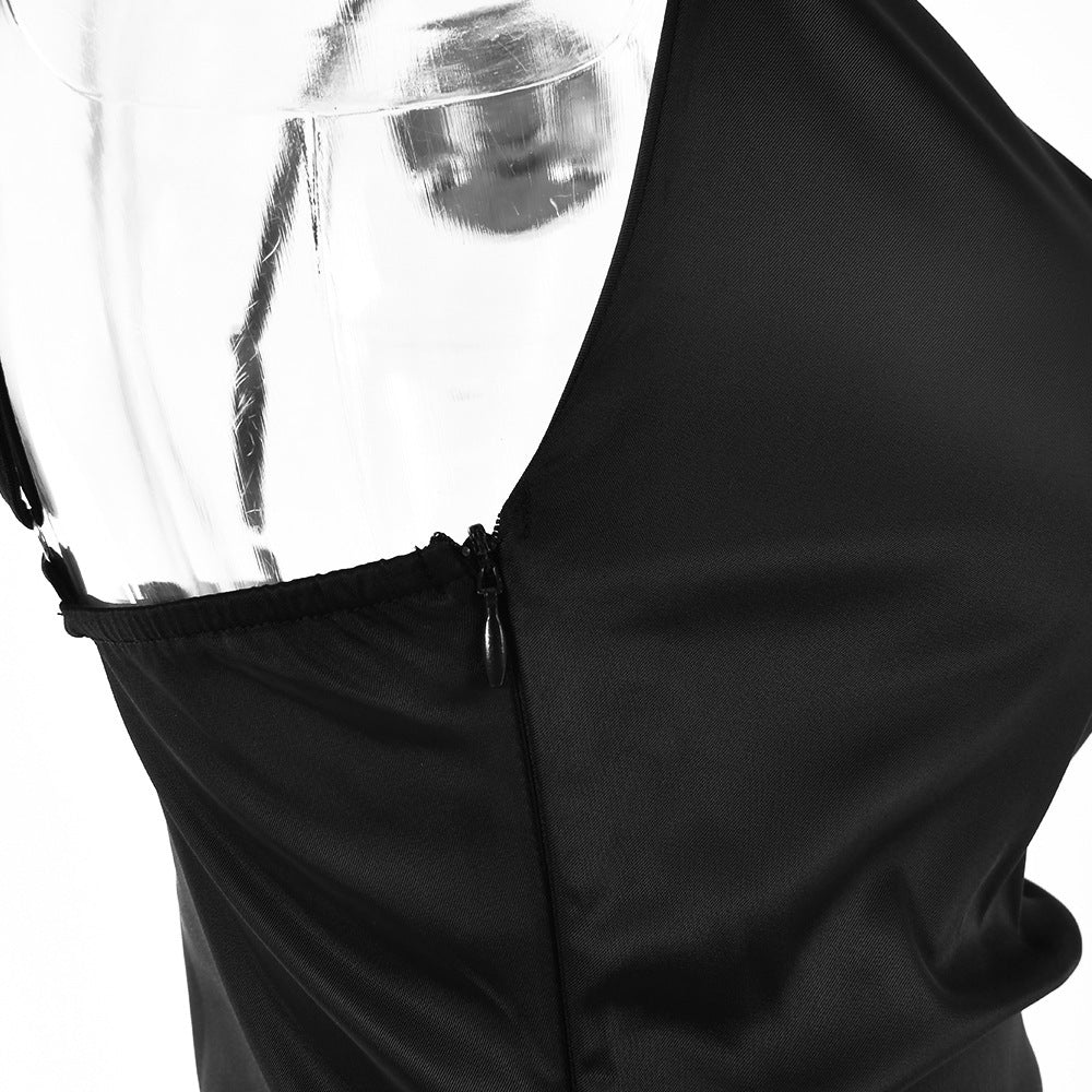 Split Suspender Dress