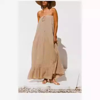 Women's Slim-fitting Patchwork Dress