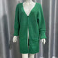 Mid-length Knitted Sweater Coat