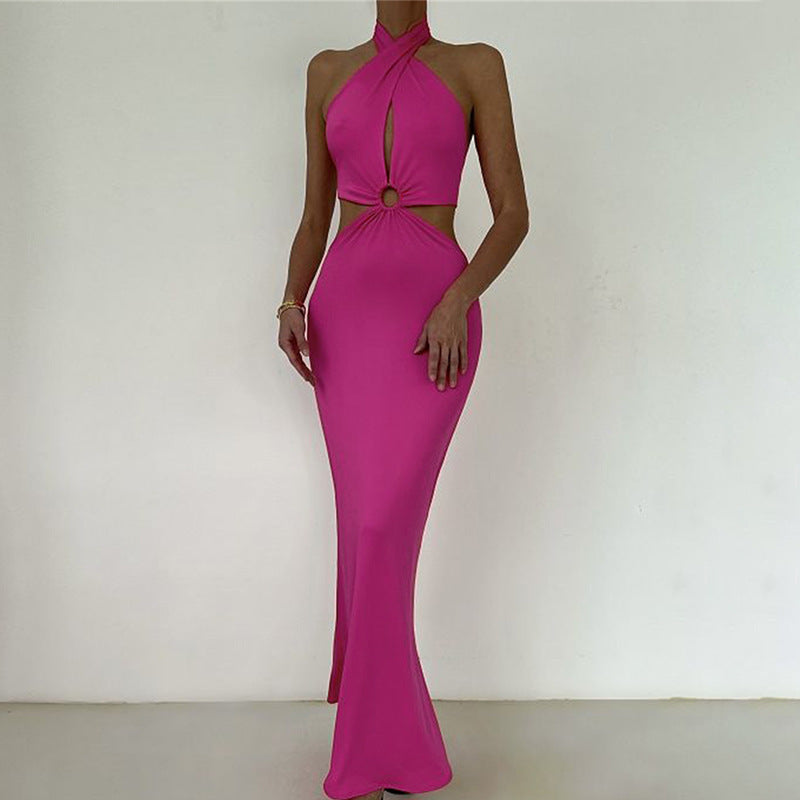 Women's  Backless Long Dress
