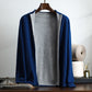 Wool Knit Long Sleeve Zipper Cardigan For Men