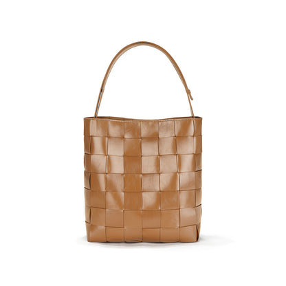 Women's Woven Bucket Bag