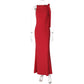 One-shoulder Ribbon Long Evening Dress