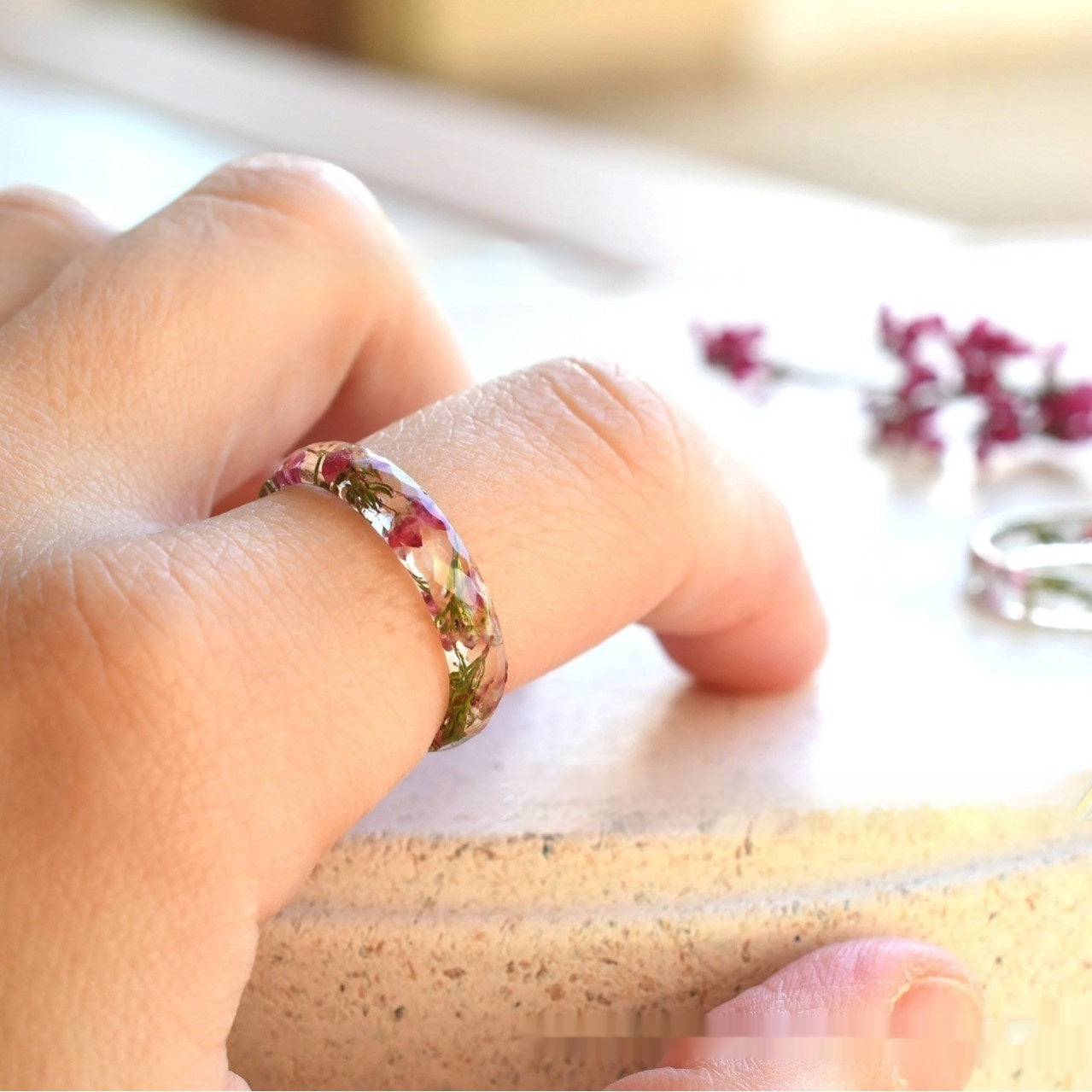 Handmade Garland Flower Ring
