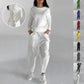 Women's 2 pcs Tie Back Sweat Suit