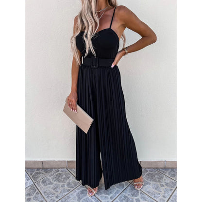 Women's Pleated Jumpsuit