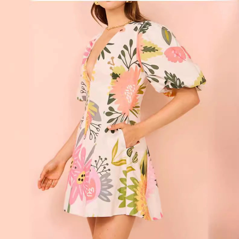 Cool Breeze Printed Pocket Dress