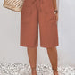 Women's Drawstrings Cropped Shorts