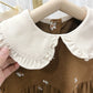 Girls' Lace Collar Cotton Dress