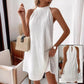 The White Halter Dress