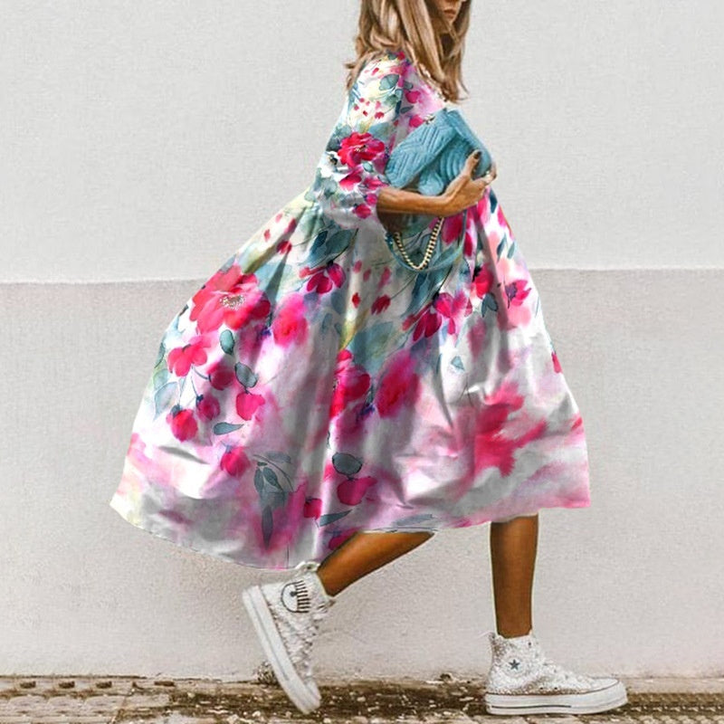 Women's Loose Boho Dress