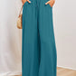 Womens Wide Leg Pocket Pants
