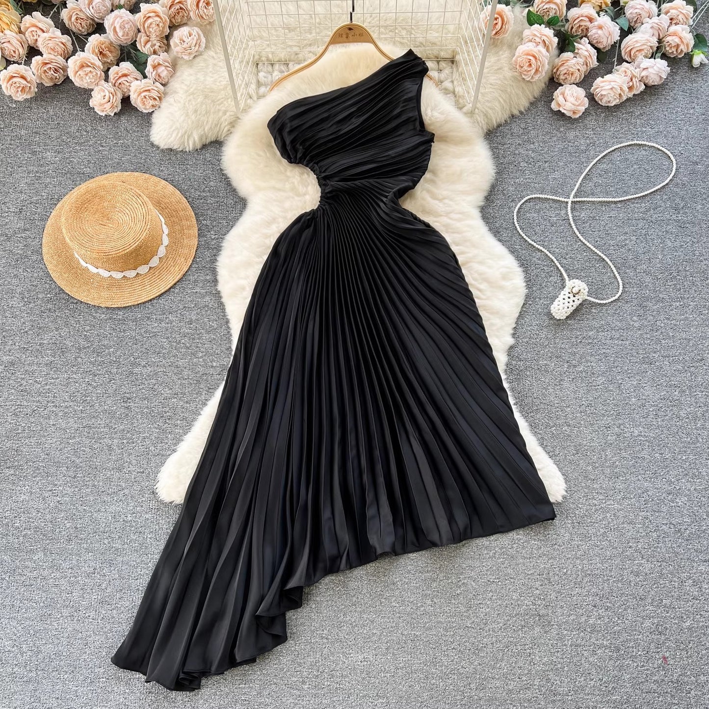 Women's Fitted Irregular Dress