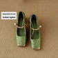 French Lux Embossed Silk Heels
