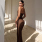 Women's Sexy Backless Fitted Dress