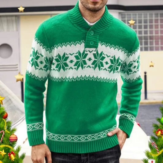 Men's Jacquard Sweater