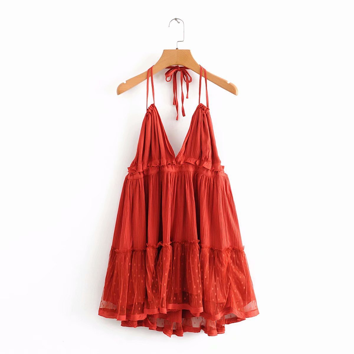 Backless A-Line Dress