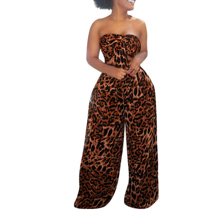 Polka Dot Wide Leg 2Pcs Set