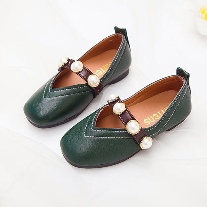 Girl's Leather Princess Shoes