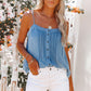 Square Neck  Denim Camisole
