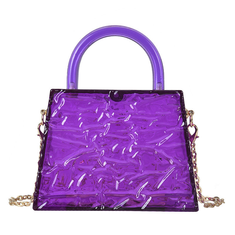 Mini Transparent Chain Bag