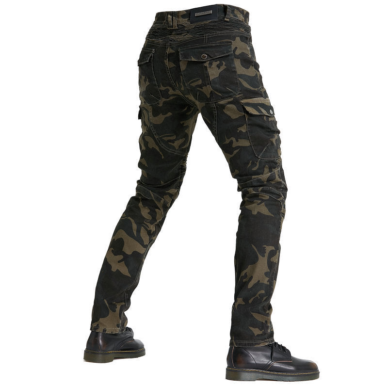 Stretchy Camouflage Jeans