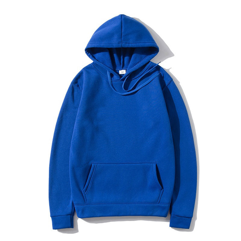 Cotton Fleece Solid Color Hoodie For Women