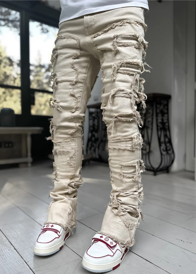 Men's Stacked fitted Jeans
