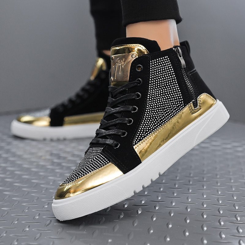 Men's Trendy Side Zipper Shoes